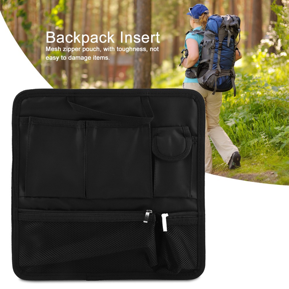 Backpack Insert Organizer - Многофункциональный сетчатый органайзер для рюкзака с