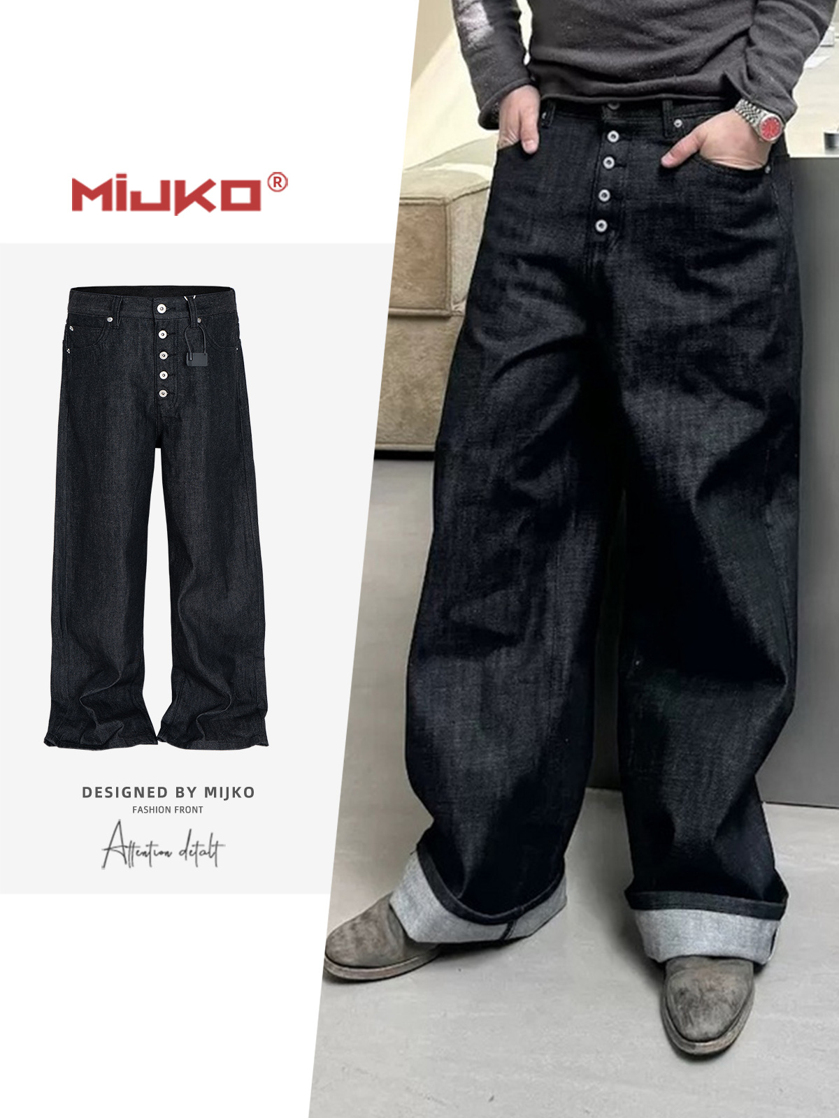 Levis Jeans 501 - Синие джинсы MIJKO High Street Cleanfit