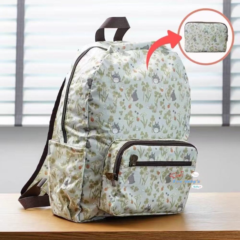 Foldable Backpack Small - Рюкзак «Мой сосед Тоторо»: Складной, легкий,