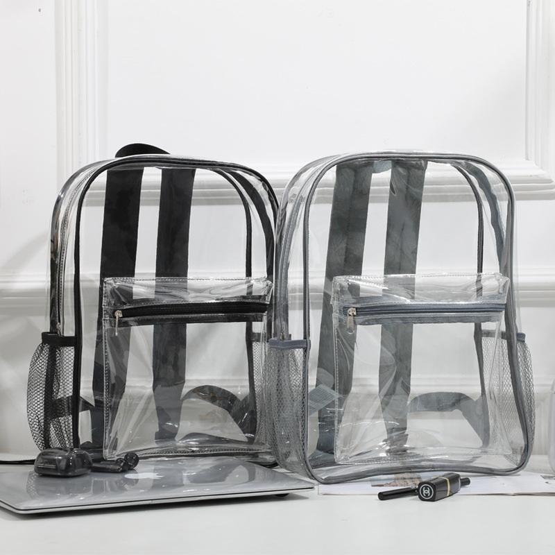 Canvas Backpack Casual - Горячая распродажа: Прозрачный рюкзак из ПВХ