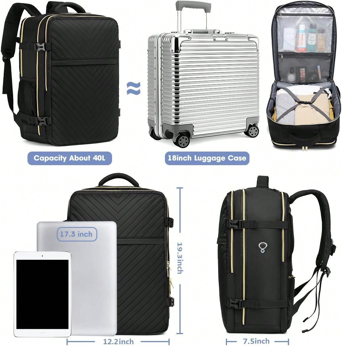 Большой дорожный рюкзак для ру – обзор и цена Travel Backpack Anti Theft