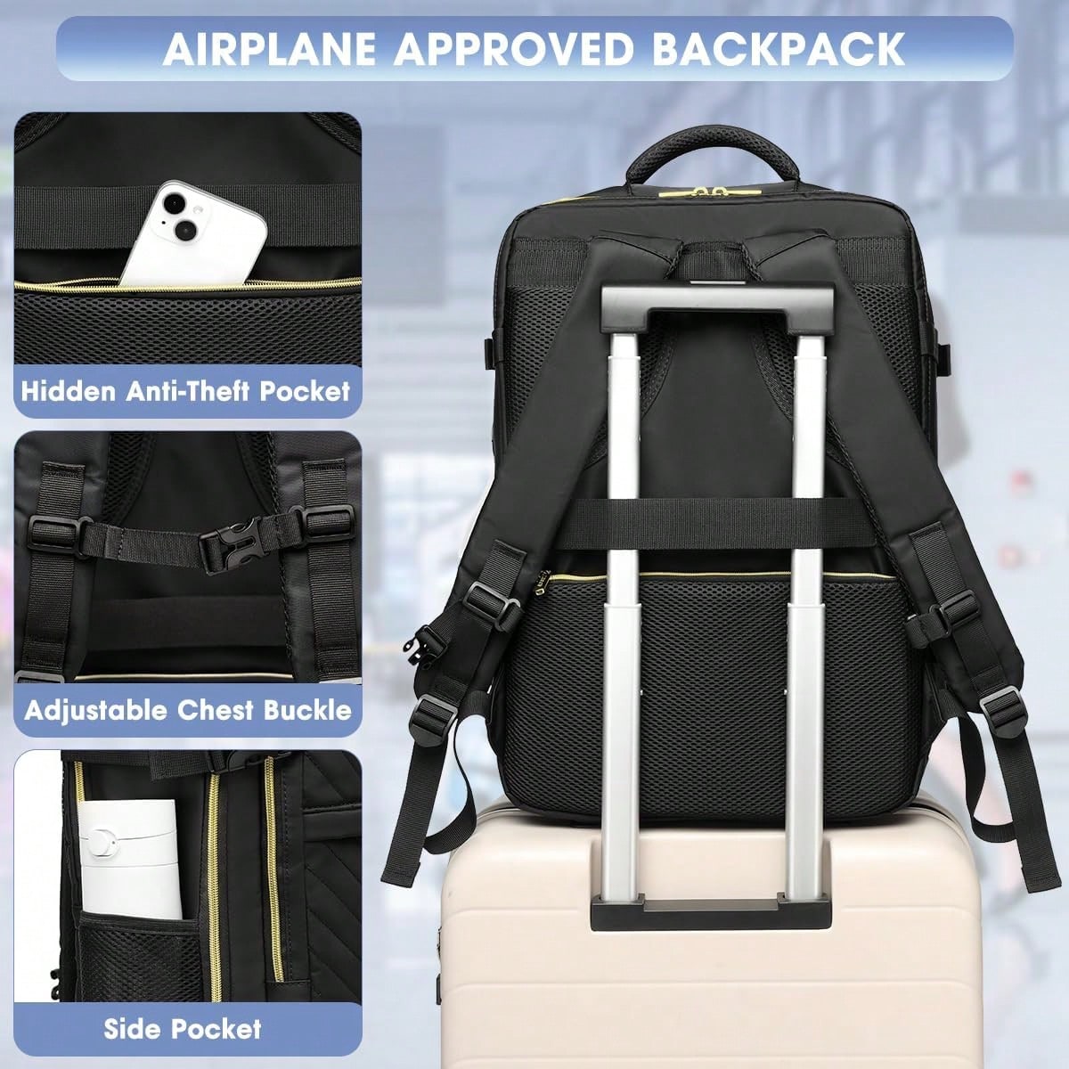 Большой дорожный рюкзак для ру – обзор и цена Travel Backpack Anti Theft