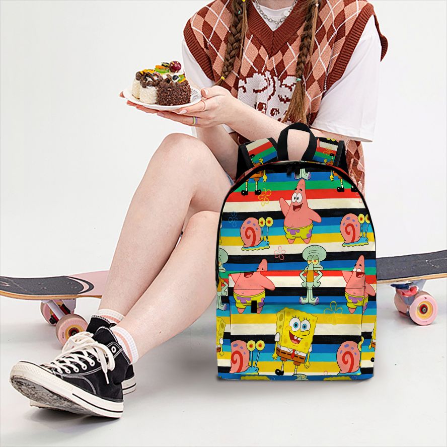 Рюкзак с полосатым принтом «Гу – обзор и цена School Backpack Teen